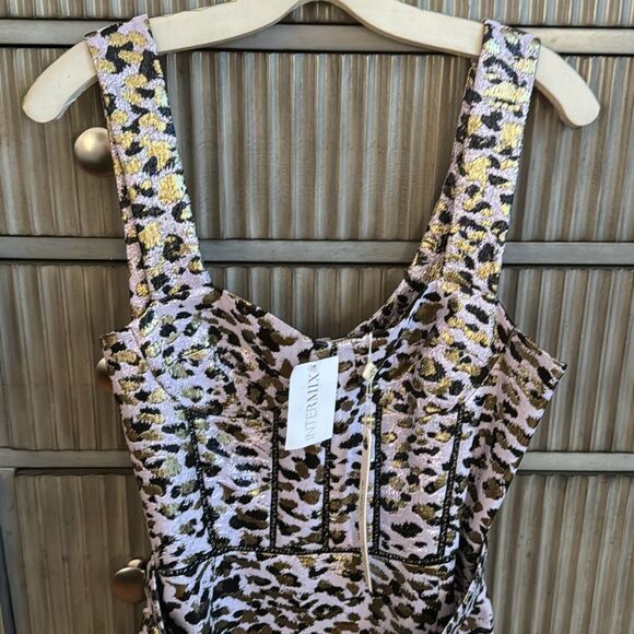 Jonathan Simkhai Lamé Jacquard Bustier Dress size 8 NWT - Picture 8 of 15